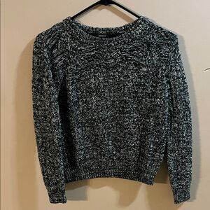 Forever 21 Black and White Knit Sweater